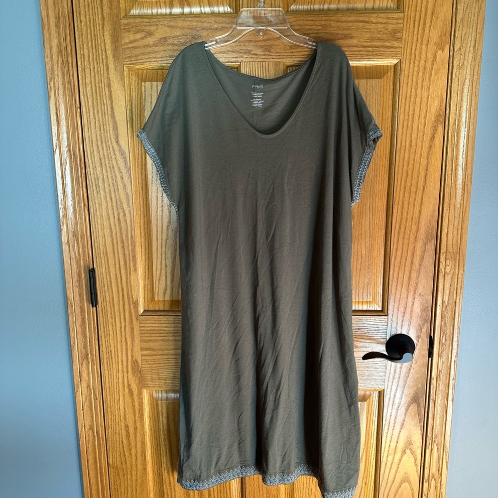 J. Jill Olive Green Dress